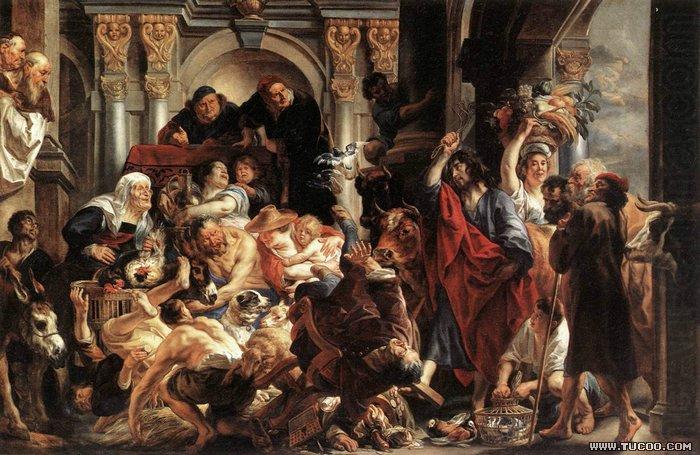 Christ Driving the Merchants from the Temple, JORDAENS, Jacob